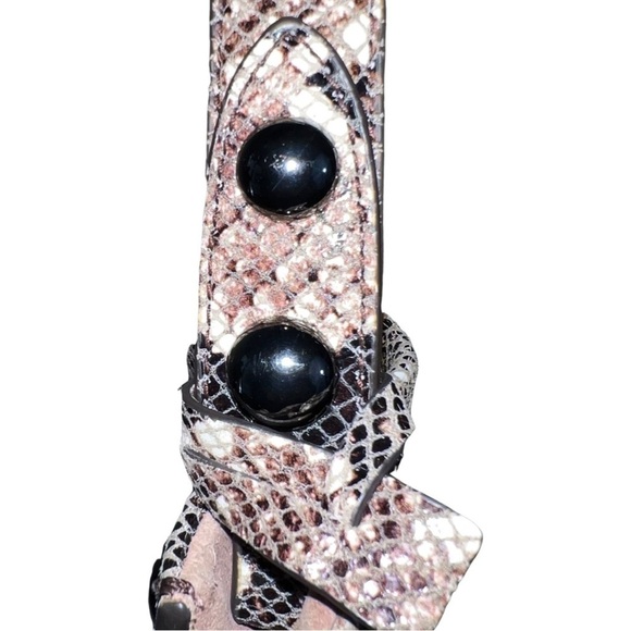 Vince Camuto Melody Cason Snakeprint Leather Hobo Bag Large - Picture 4 of 7